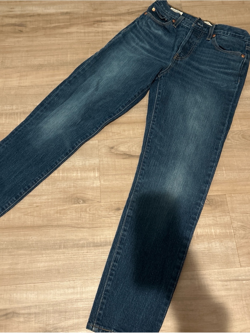 Levi's Women's Dark Blue wedgie fit Jean